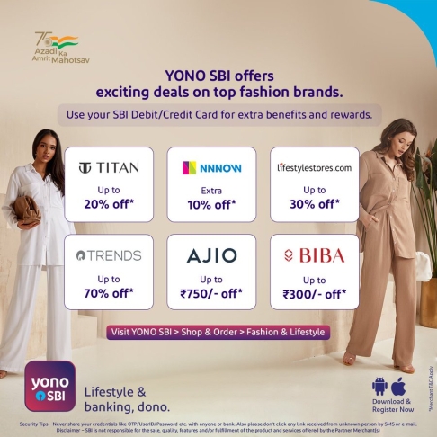 Love Shopping? Take The Benefits While Shopping Through SBI's Banking App YONO & Enjoy Discounts