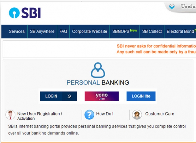 State Bank Of India Gives You The Facility Of Online Registration Of SBI Internet Banking
