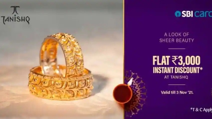 Celebrate This Diwali With SBI Credit Card!!! Get Instant Discount Of Flat 3,000 On Purchase With Tanishq