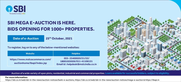 Documents & The Procedure To Take Part In The SBI E-Auction Of Properties