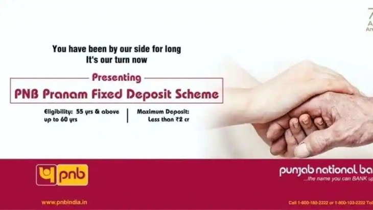 “Pranam Fixed Deposit Scheme” By Punjab National Bank For Individual Who Are 55 & Above